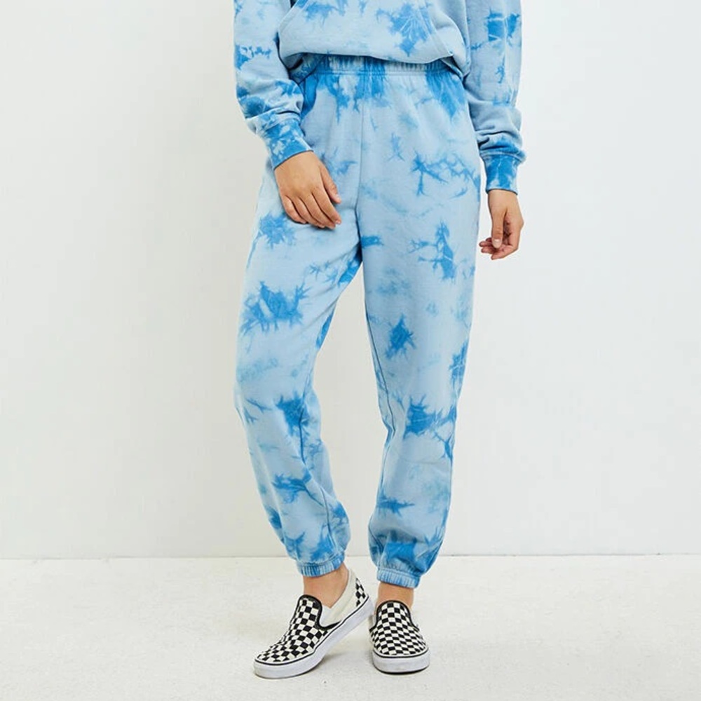 Blue Tie Dye Sweatpants/Joggers
